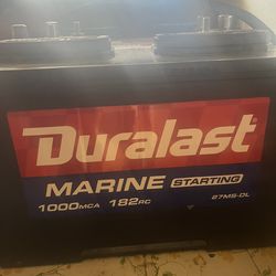 2 Duralast Deepcycle Marine Batteries OBO