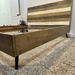 Bed Wooden Frame - Perfect Condition. OBO