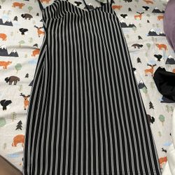 Boutique Stripe Slip Dress