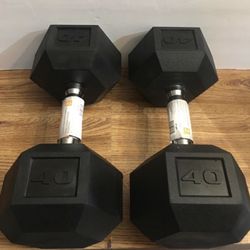 Cap 40lb Dumbbell Set 
