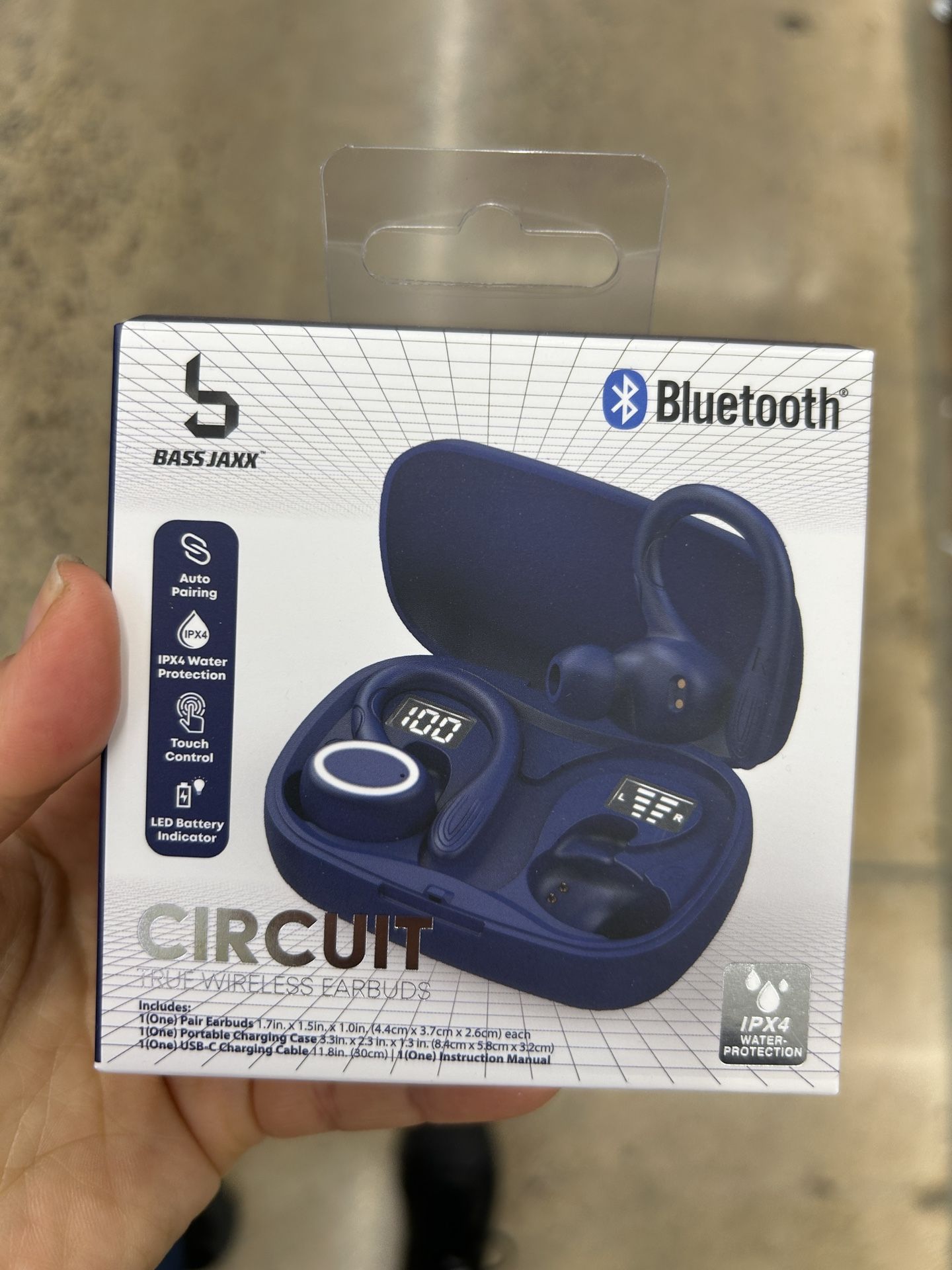 NWT Bass Jaxx Circuit Wireless Earbuds