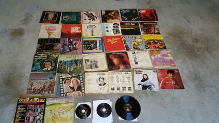 Vintage vinyl records,40pcs