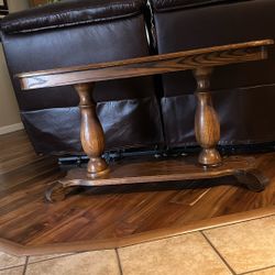 Table, Sofa Table, Solid Oak