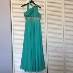 Blue/geeen Dress / Prom Dress 