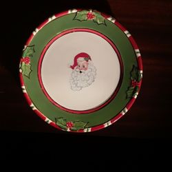 Christopher RADKO  " Letters To Santa " Holiday Plates 