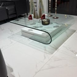 glass coffee table 