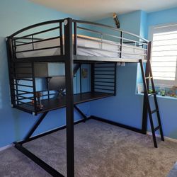 Loft Bed Frame With Desk