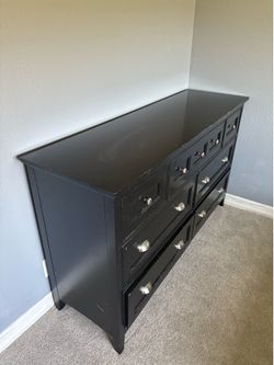 Black dresser