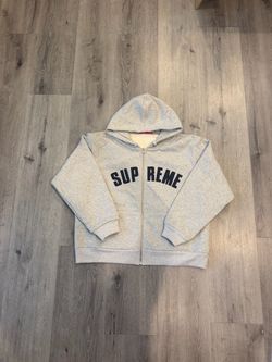 Supreme Thermal Zip up “ Heather Grey/ Navy”