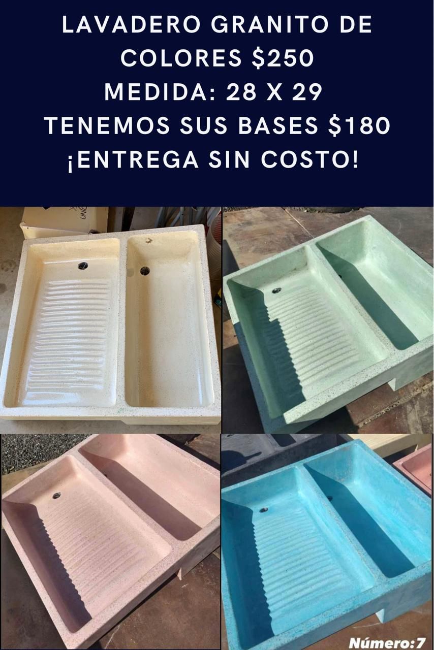 Lavaderos De Cemento Y Granito En Venta!