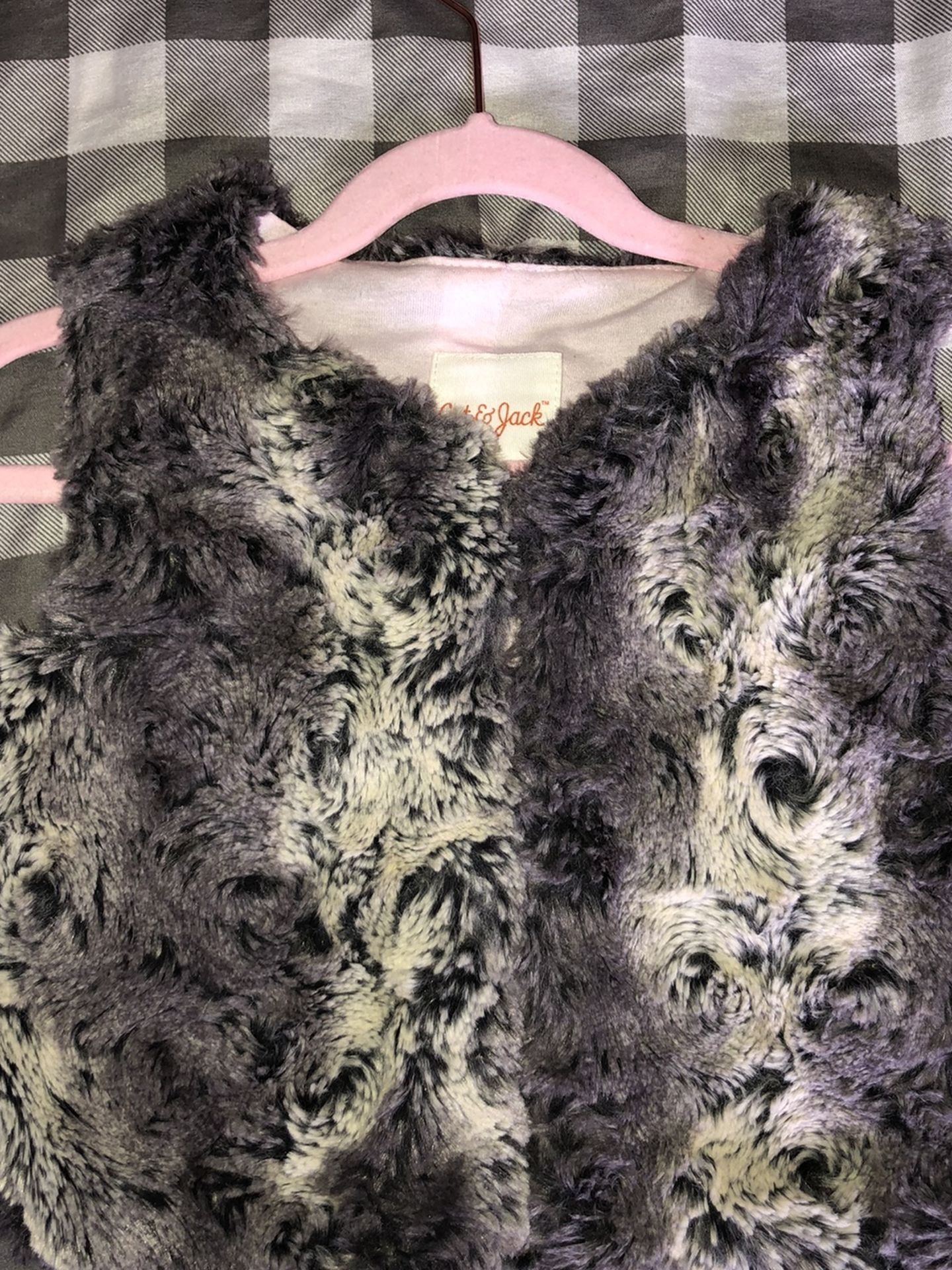 C&J • BEAUTIFUL Fur Vest • XS (4/5) • EUC