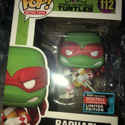 Funko Pop! TMNT Raphael Red Power Ranger #112 (Vaulted)