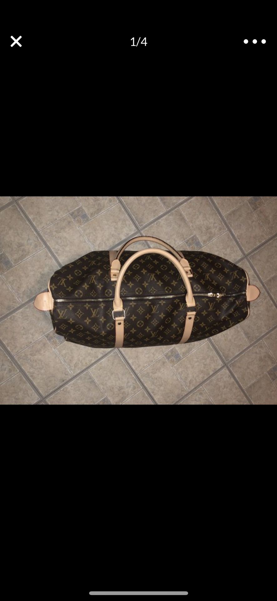 Louis Vuitton duffle bag