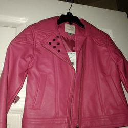Girls Moto Style Jacket Size 4
