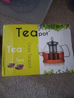 Glass Teapot with Stainless Steel Infuser