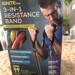 Resistance bands 3 in 1. New in box never used.