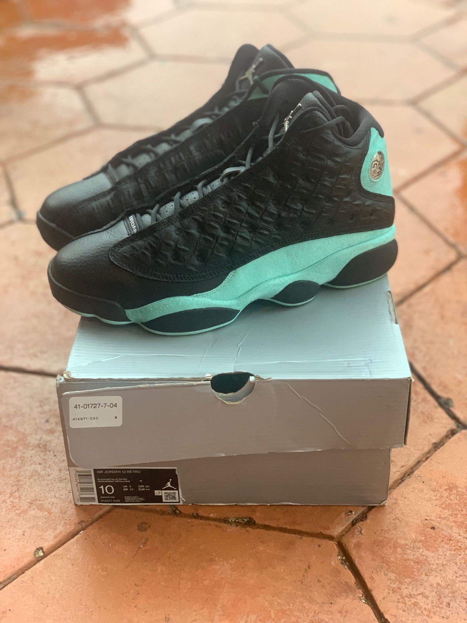 JORDAN 13 ISLAND GREEN $150 Sz 10