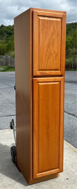 Hampton Bay Recessed Panel 18 in. W x 24 in. D x 84 in. Pantry Kitchen - Garage Storage