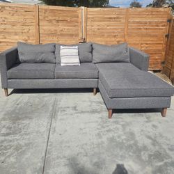 Gray Sectional Couch DELIVERY AVAILABLE 🚚 