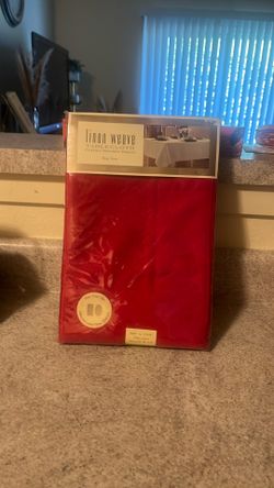 Linen weave new tablecloth