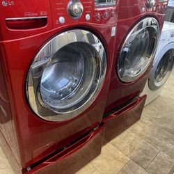 LG washer and dryer. We finance 3202 Waterloo Road in Stockton.