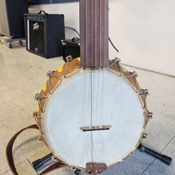 Custom 5 String 14-Bead Gourd Banjo 816841-1