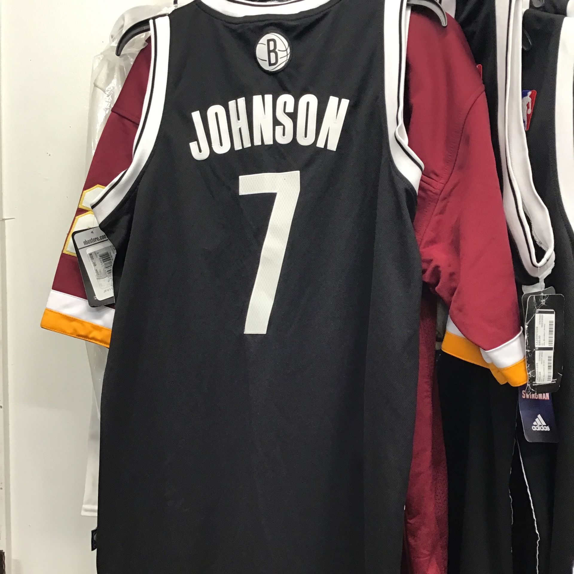 Joe Johnson Brooklyn Nets Adidas Basketball Jersey