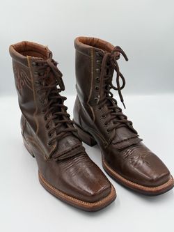 Indomables Men’s Leather Western Cowboy Boots – Size 9.5 US / 27.5 MX