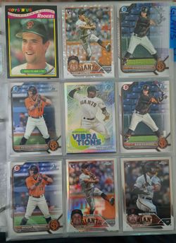 GIANTS MLB cards
