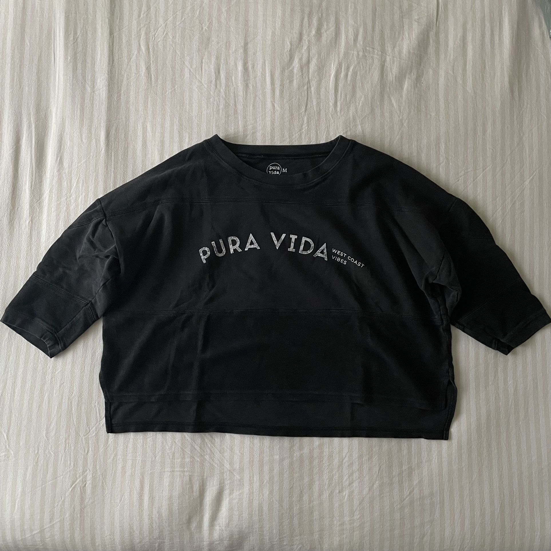 Pura Vida oversized wide neck sweatshirt