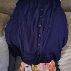 Navy Blue Skirt PL 