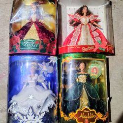 Vintage 1990s Christmas Holiday Barbie