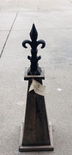 Finial Iron / Wooden Home decor 2’ Tall - Uttermost Brand