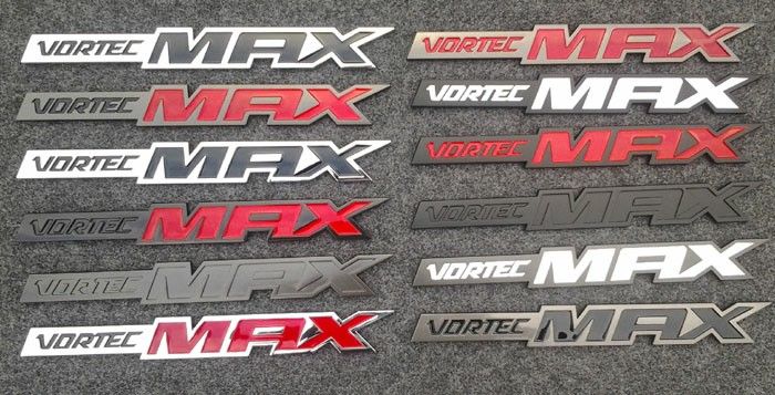 Silverado Sierra VORTEC Max Badges