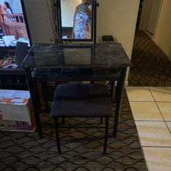 Vanity With Stool