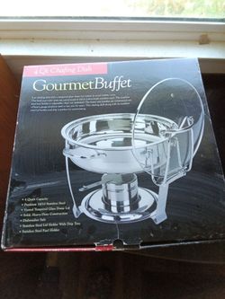 4 QT chafing Dish Gourmet Buffet