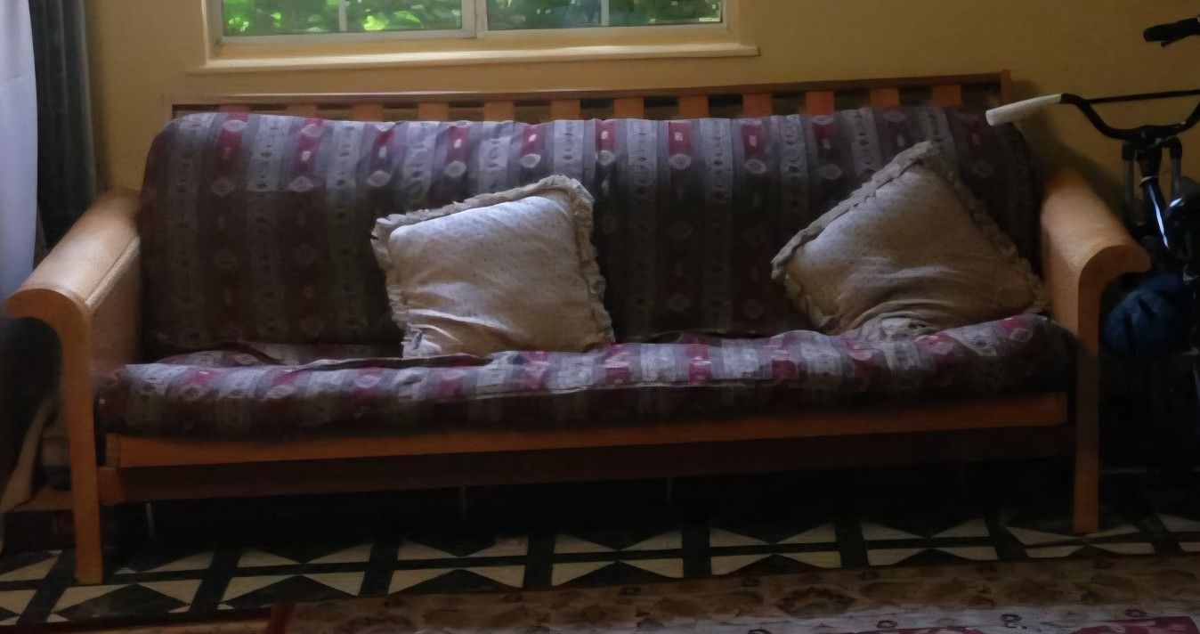 Futon SOFA BED Excellent With 2 Mattresses