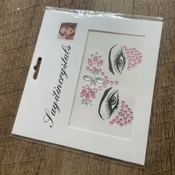 Facial Rhinestone Sticky Decor New