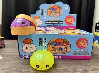 Squishy Bun Rainbow Mystery Fidget Toy-Sugar Edition (3+) Surprise Color(Bundles) 1 for $11, 2 for $19.99, 3 for 29.99. FREE DELIVERY