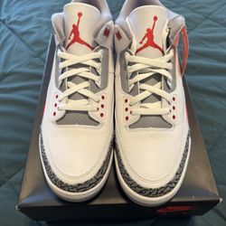 Nike Air Jordan Retro 3 “Fire Red” Size 13
