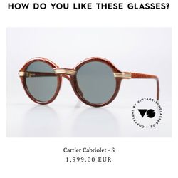 CARTIER CABRIOLET SUNGLASSES 