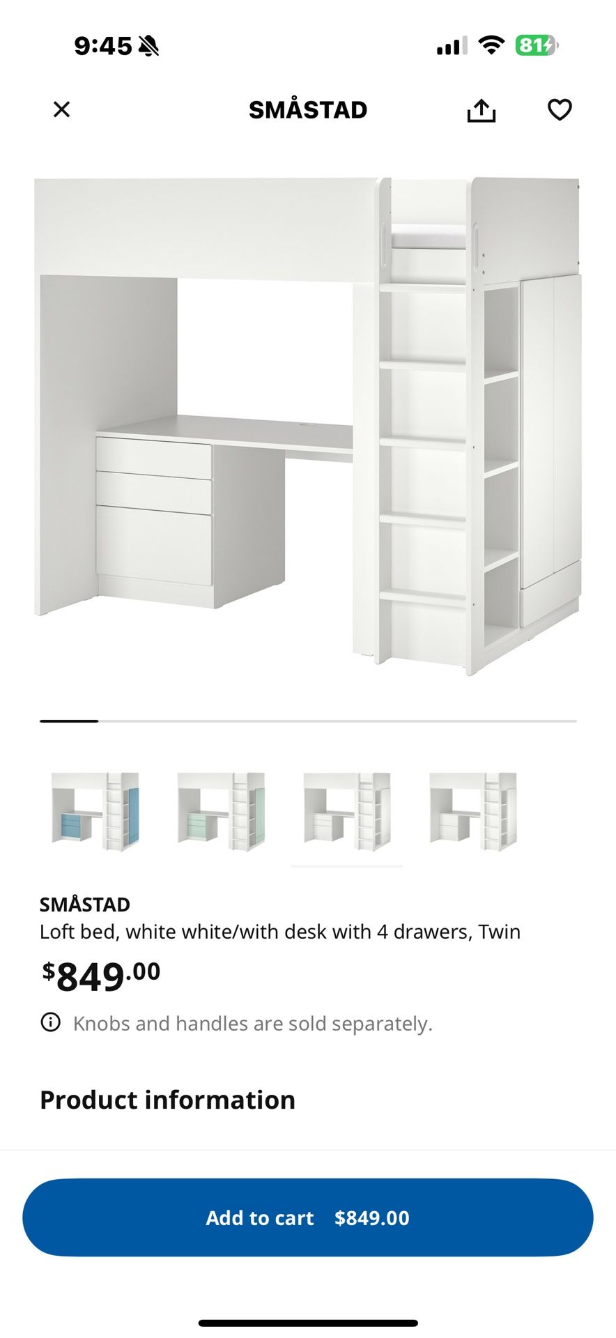 Twin Loft Bed
