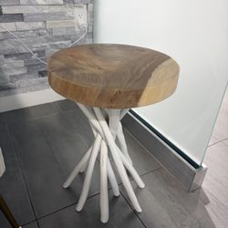 Wood Side Table 