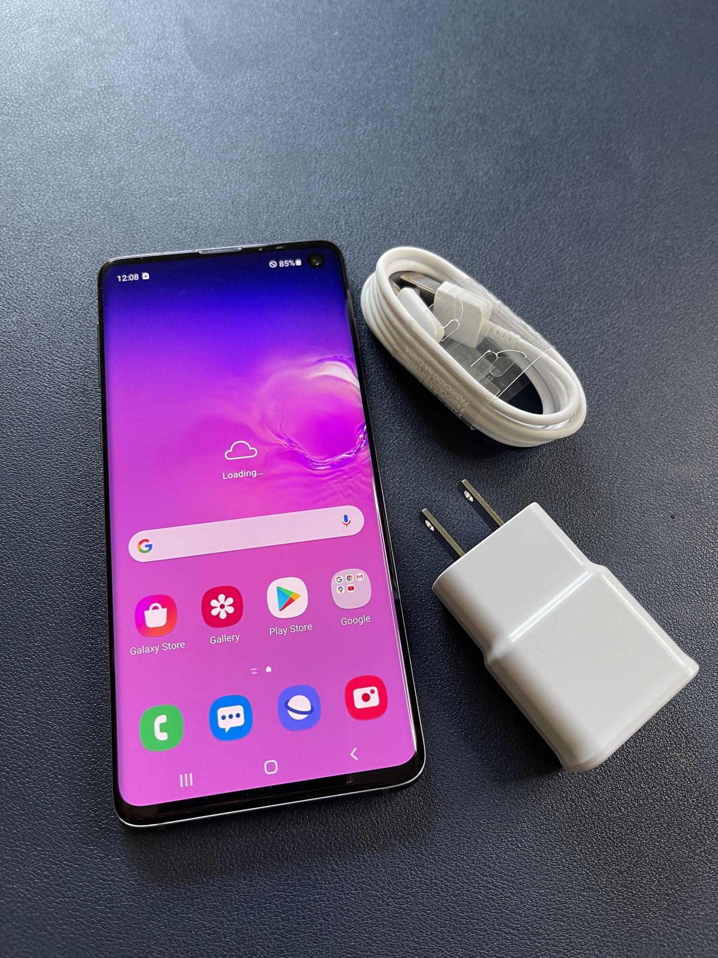 Unlocked Samsung S10 128GB Gray AT&T T-Mobile Metro PCs Cricket Verizon Straight Talk Cell Phone