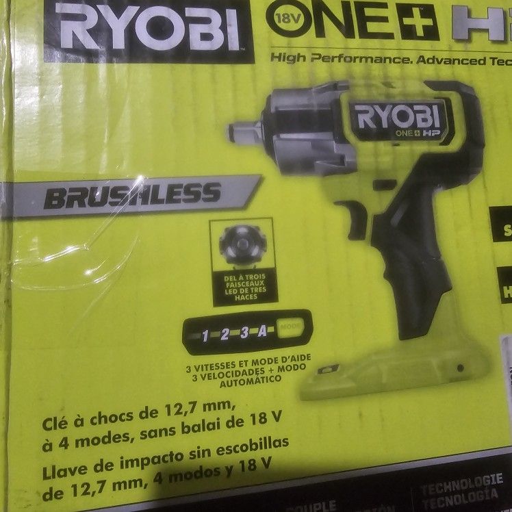 Ryobi Impact Brench 18v Brushless New