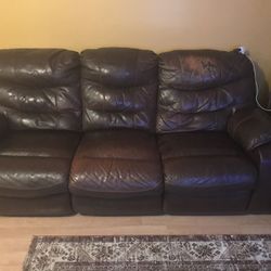 Recliner sofa and Love seat