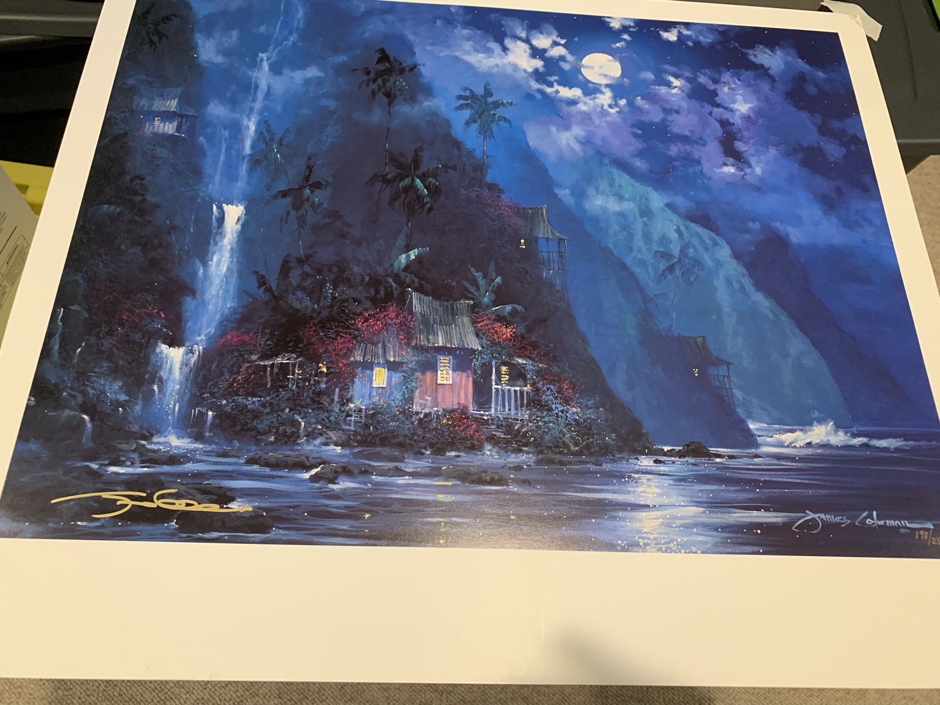 Night Paradise Limited Lithograph
