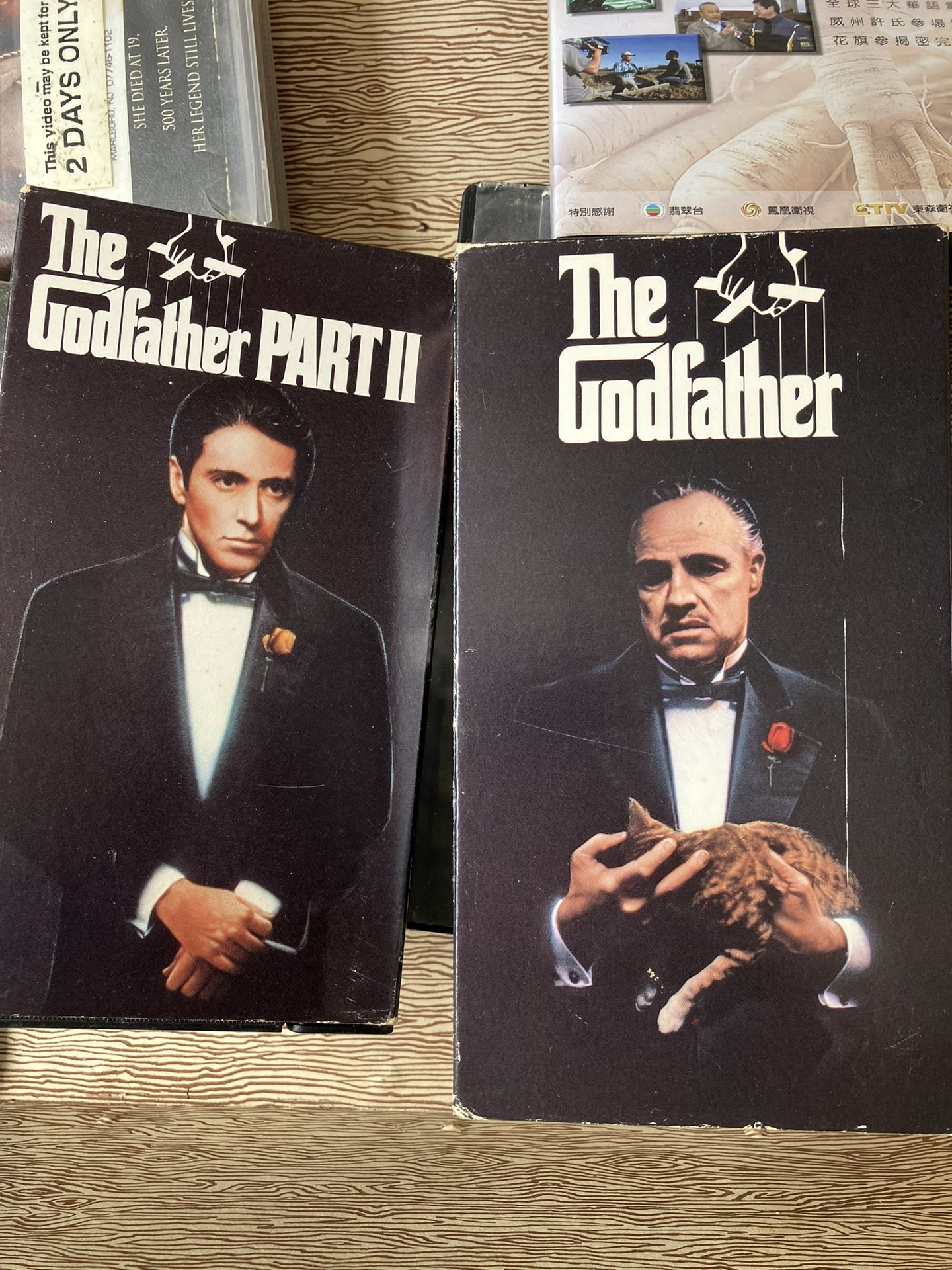 The Godfather: Parts 1 & 2 (VHS, 4 Tape Set, 1997) Vintage