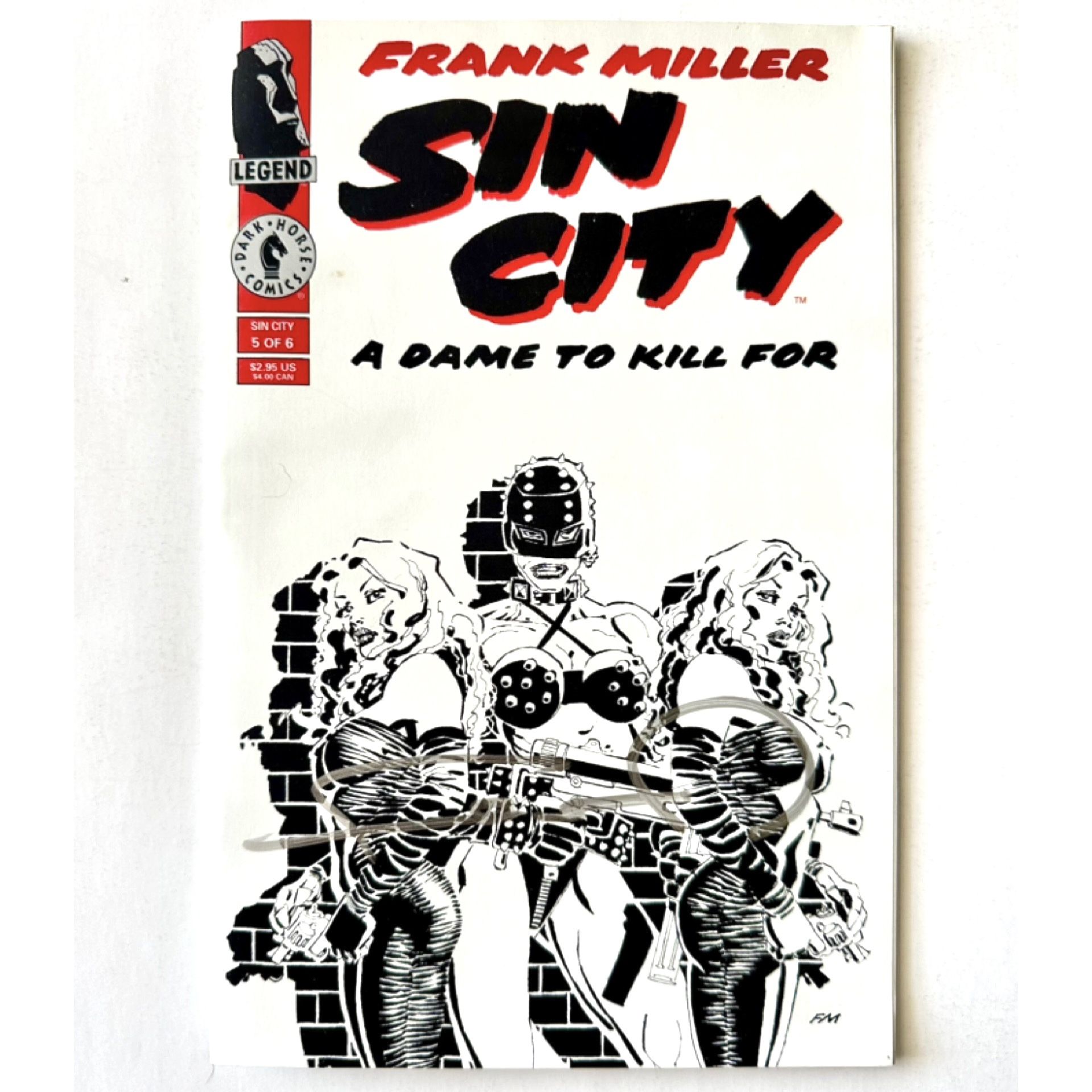 Dark Horse Comics Frank Miller Sin City A Dame To Kill For #5 Of #6 Signed Autographed