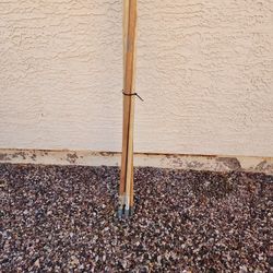 Wooden Paint Sticks - 5 Total